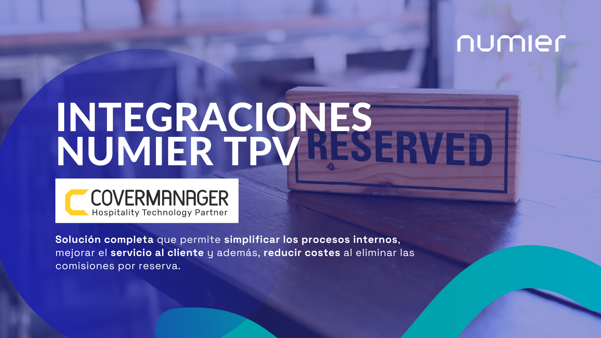 Conecta Numier TPV con un sistema de reservas, ¡sin comisiones!